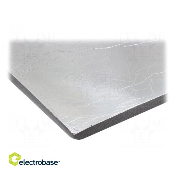 Damping mat | Mat: polyurethane | 950x930x30mm | self-adhesive