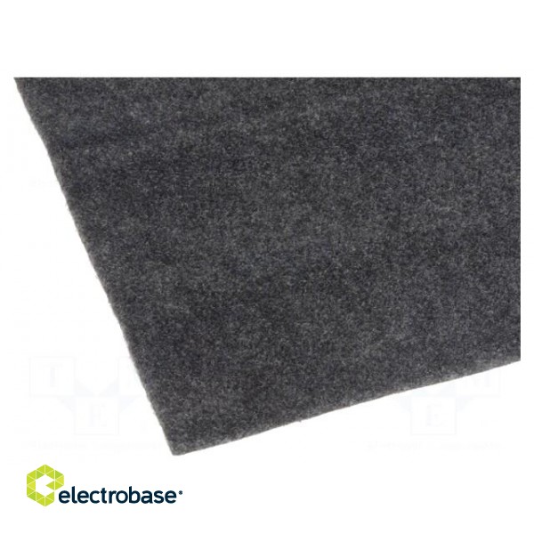Upholstery cloth | 1500x700x3mm | anthracite | self-adhesive