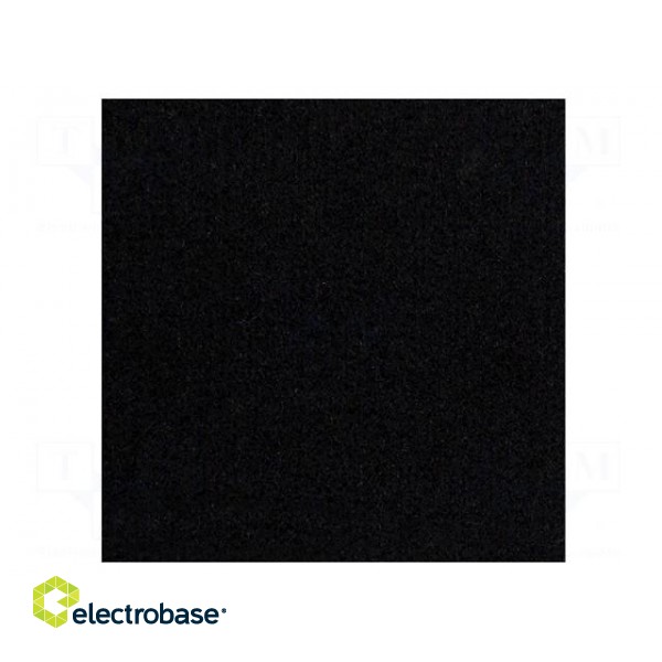 Upholstery cloth | Dim: 1500x700mm | black | Thk: 3mm