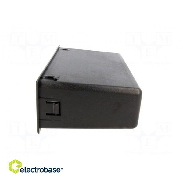 Radio box | 2 ISO | black | 58x188mm image 3