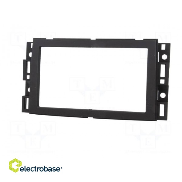 Radio mounting frame | 2 DIN | black image 2