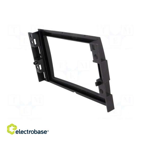 Radio mounting frame | 2 DIN | black image 7