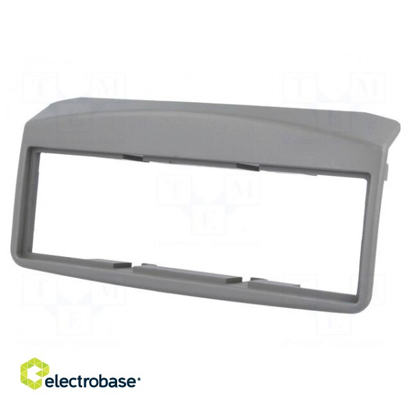 Radio mounting frame | Fiat | 1 DIN | grey image 1