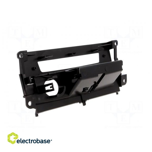 Radio mounting frame | BMW | 2 DIN | black gloss image 4