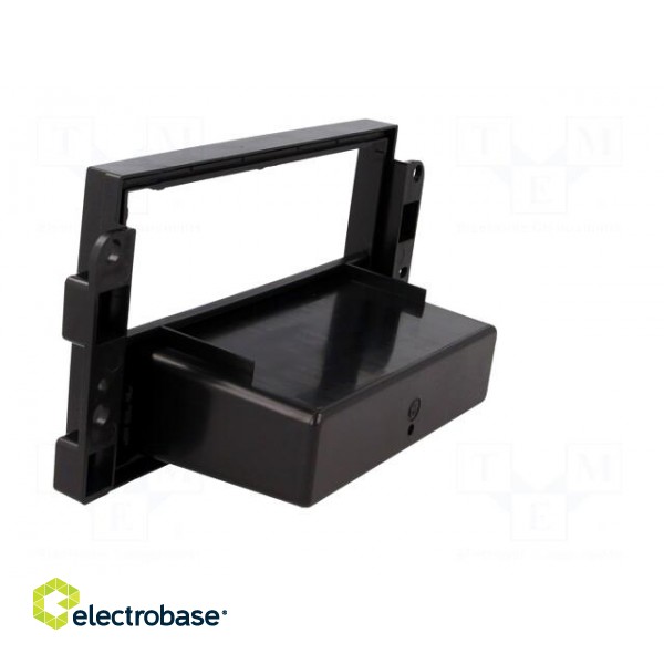 Radio mounting frame | Chevrolet | 2 ISO | black фото 4