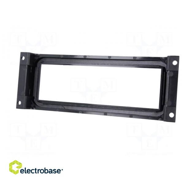 Radio mounting frame | Chrysler | 1 DIN | black image 6