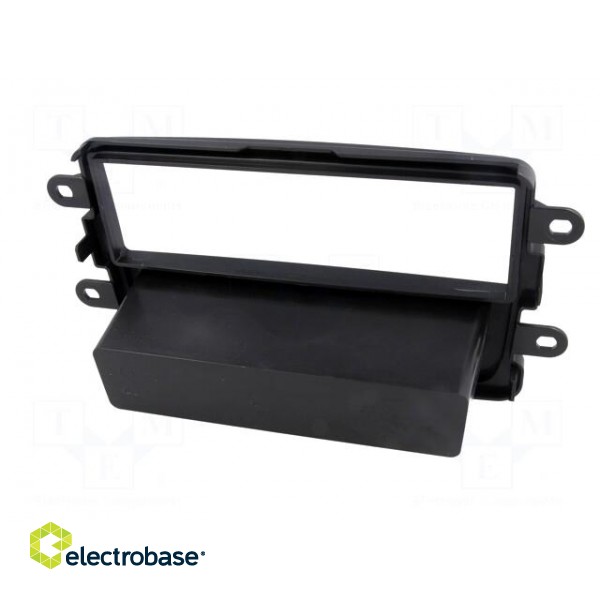 Radio mounting frame | Dacia | 1 DIN | black gloss image 6