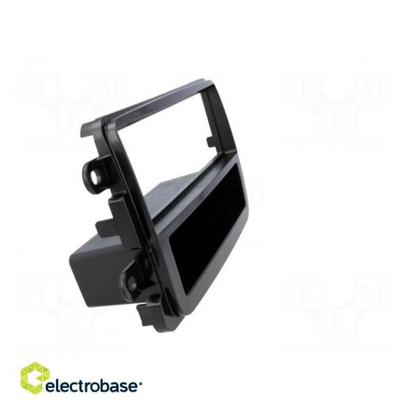 Radio mounting frame | Dacia | 1 DIN | black gloss image 8