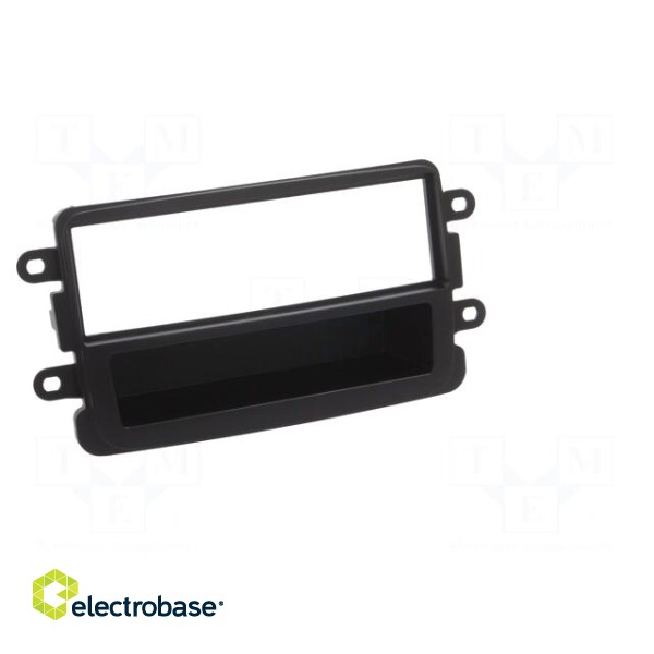 Radio frame | Dacia,Fiat,Nissan,Opel,Renault | 1 DIN | black image 9