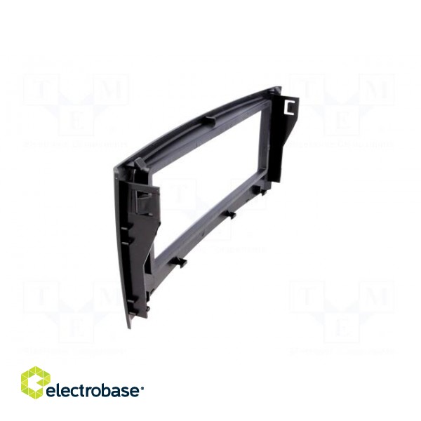 Radio mounting frame | Fiat | 1 DIN | black gloss image 4