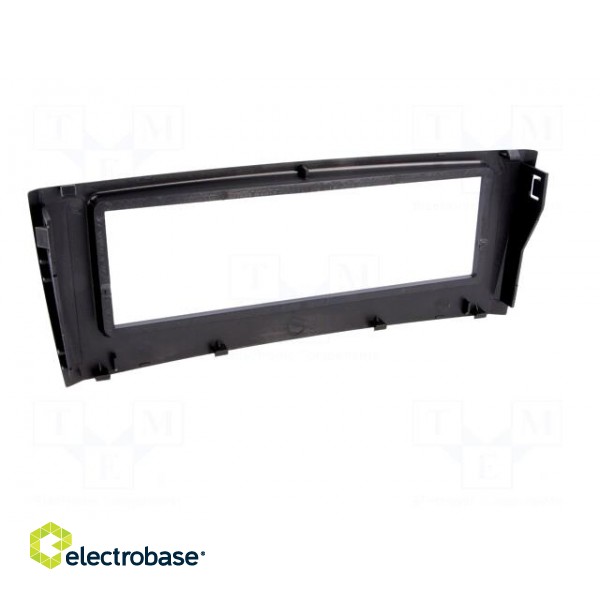 Radio mounting frame | Fiat | 1 DIN | black gloss image 5