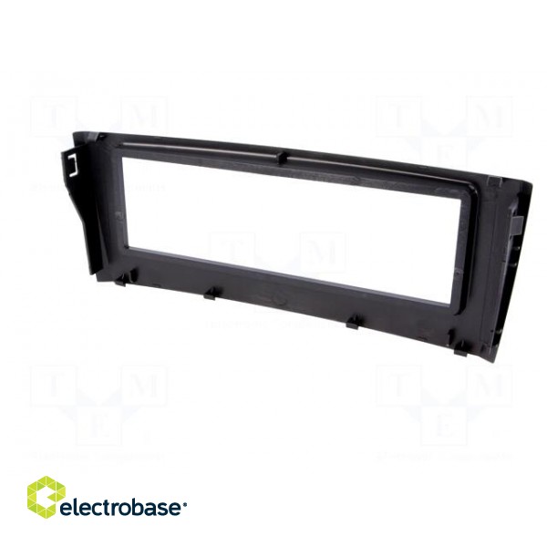 Radio mounting frame | Fiat | 1 DIN | black gloss image 6