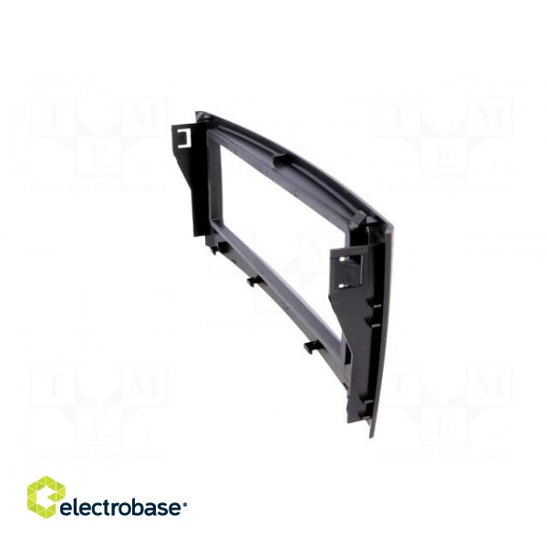 Radio mounting frame | Fiat | 1 DIN | black gloss image 7