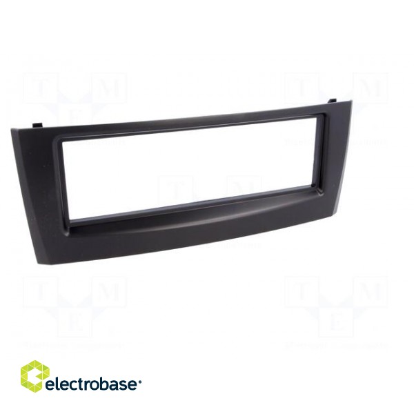 Radio mounting frame | Fiat | 1 DIN | black gloss image 9