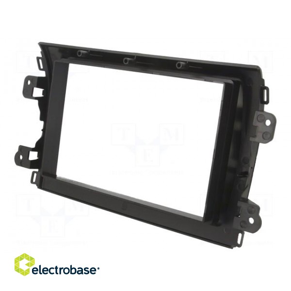 Radio frame | Fiat | 2 DIN | black image 2