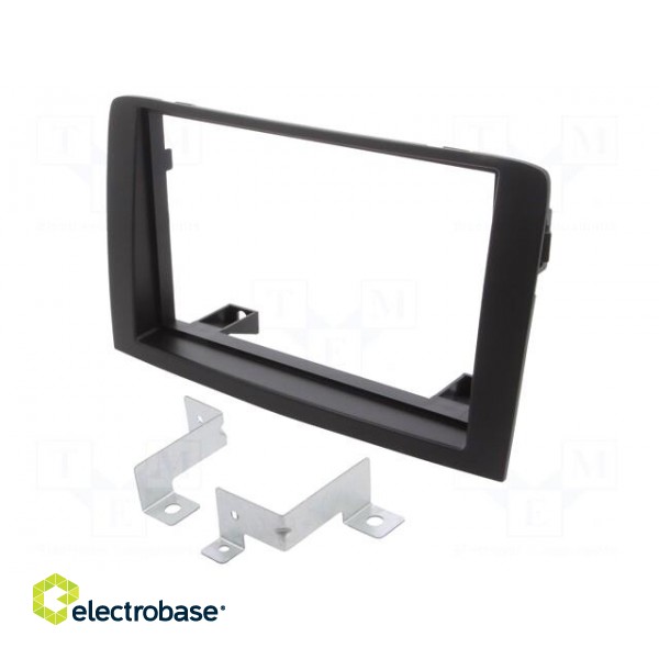 Radio frame | Fiat,Lancia | 2 DIN | black фото 1