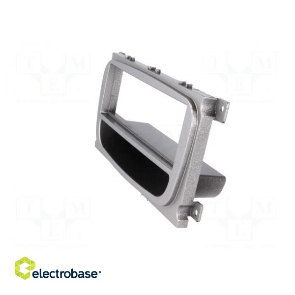 Radio mounting frame | Ford | 1 DIN | silver image 3