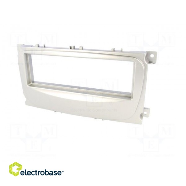 Radio mounting frame | Ford | 1 DIN | silver image 2