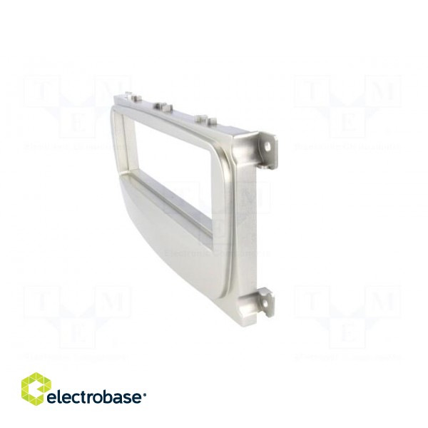 Radio mounting frame | Ford | 1 DIN | silver image 3