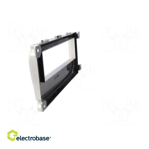 Radio mounting frame | Ford | 1 DIN | silver image 4