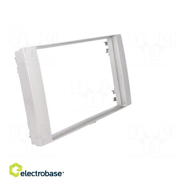 Radio mounting frame | Ford | 2 DIN | silver image 8