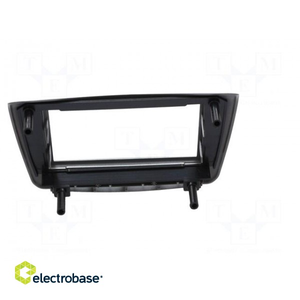 Radio mounting frame | Lancia | 1 DIN,2 DIN | black gloss image 5