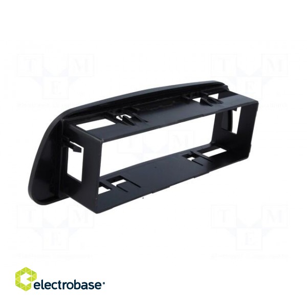 Radio mounting frame | Mercedes | 1 DIN | black фото 4