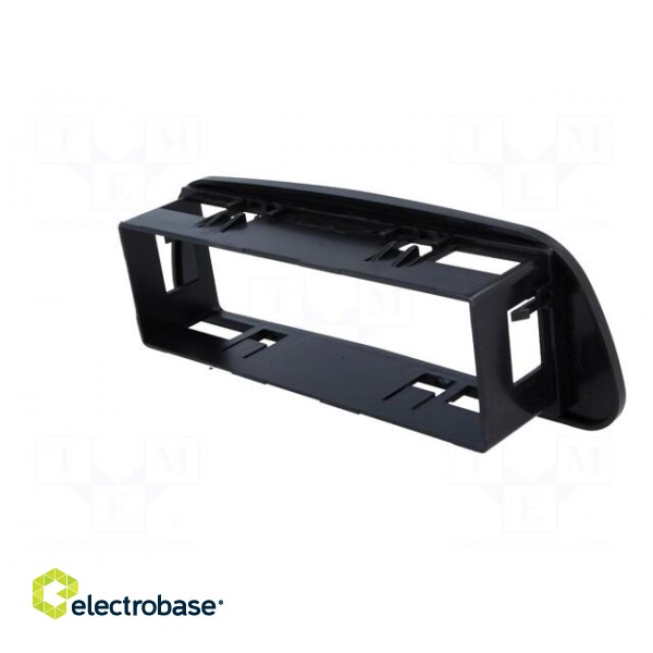 Radio mounting frame | Mercedes | 1 DIN | black image 6