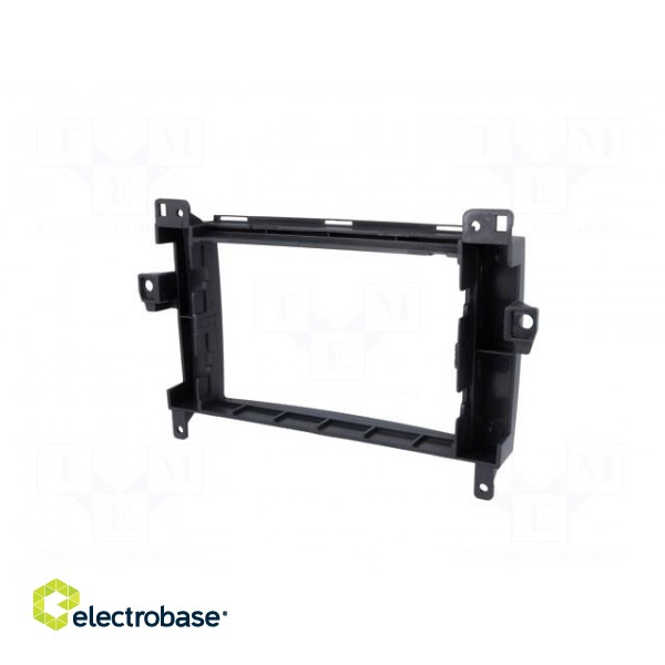 Radio mounting frame | Mercedes | 2 DIN | black фото 6