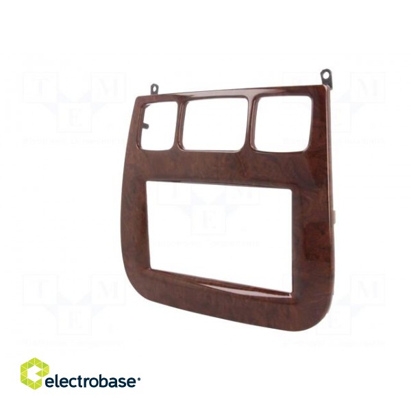 Radio mounting frame | Mercedes | 2 DIN | brown image 2