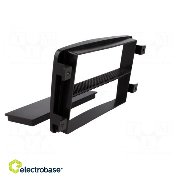 Radio mounting frame | Mercedes | 2 ISO | black | Kit: cover фото 4