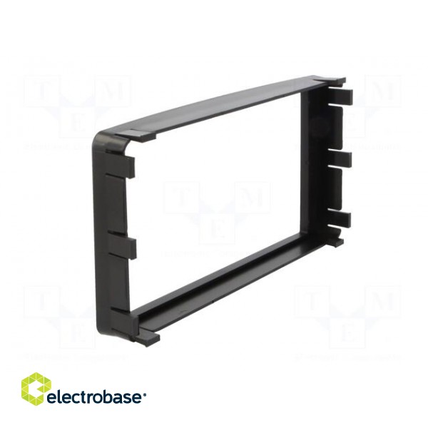 Radio mounting frame | Mitsubishi | 2 DIN | black фото 4