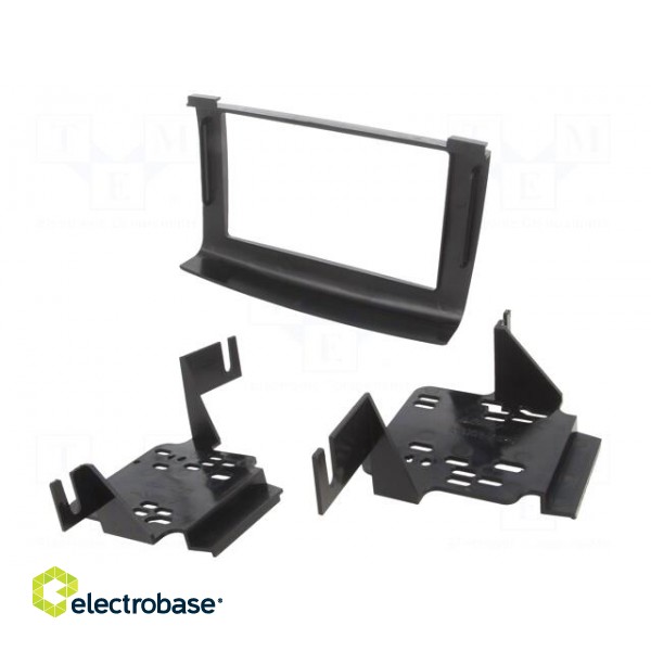 Radio frame | Nissan | 2 DIN | black image 2