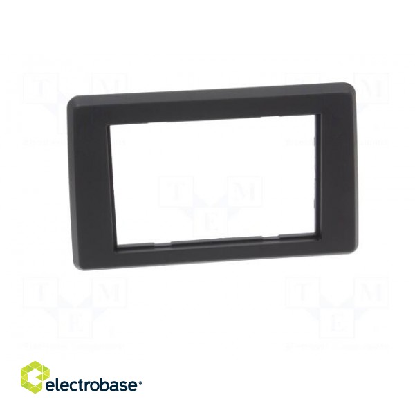 Radio frame | Nissan,Opel,Renault | 2 DIN | black image 9