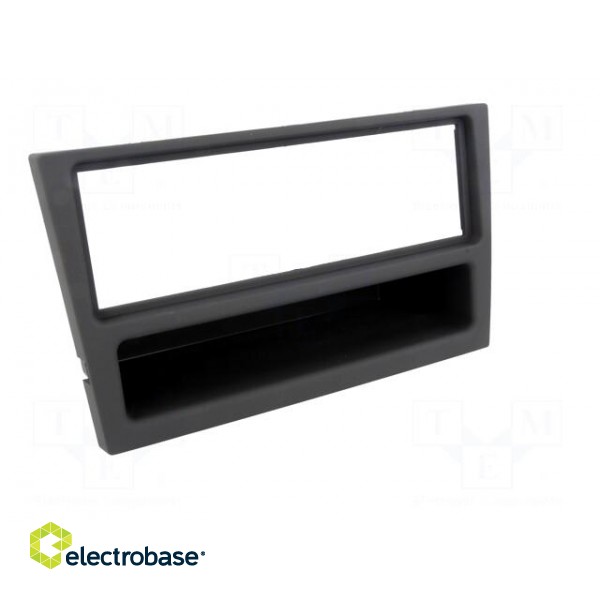 Radio mounting frame | Opel | 1 DIN | charcoal/rubber-touch image 9