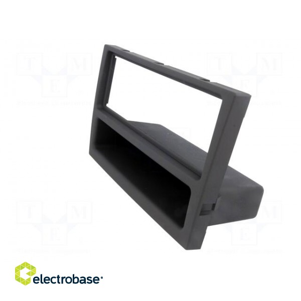 Radio mounting frame | Opel | 1 DIN | charcoal/rubber-touch image 3