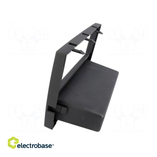 Radio mounting frame | Opel | 1 DIN | charcoal/rubber-touch image 4