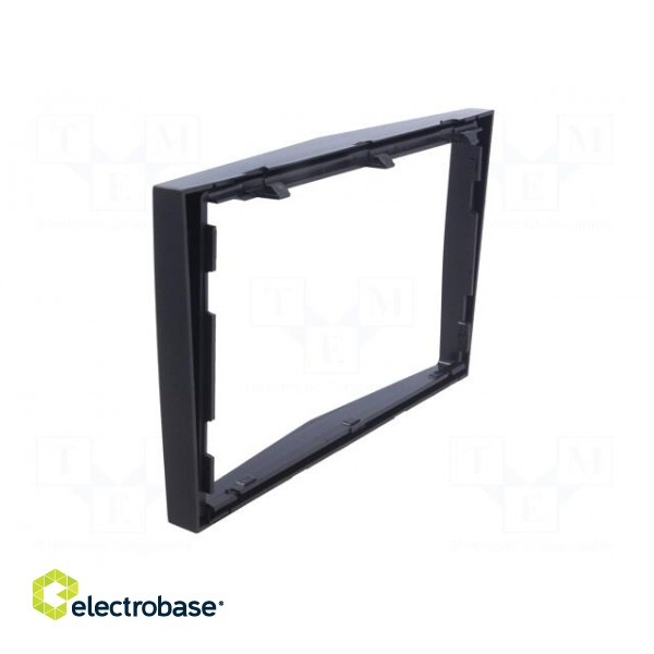 Radio mounting frame | Opel | 2 DIN | black image 4