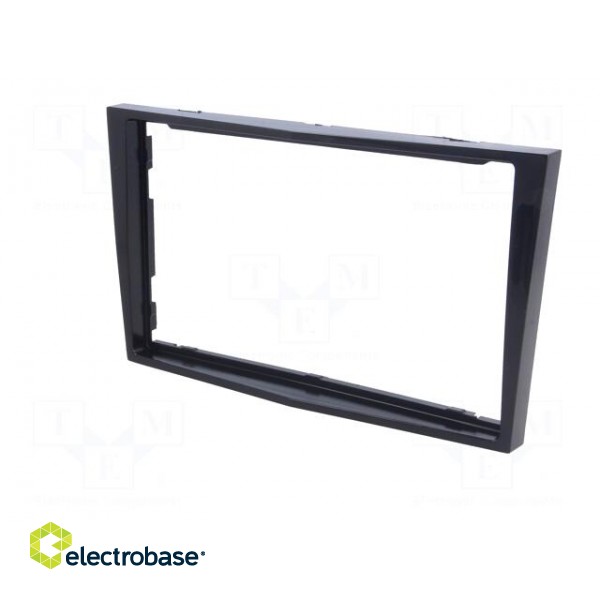 Radio mounting frame | Opel | 2 DIN | black image 2