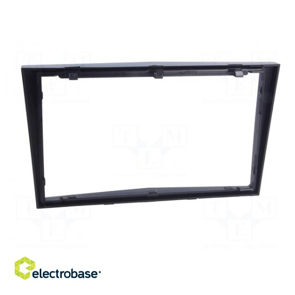 Radio mounting frame | Opel | 2 DIN | black image 5