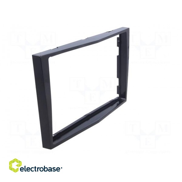 Radio mounting frame | Opel | 2 DIN | black image 8