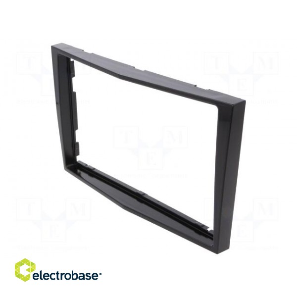 Radio frame | Opel | 2 DIN | black gloss image 1