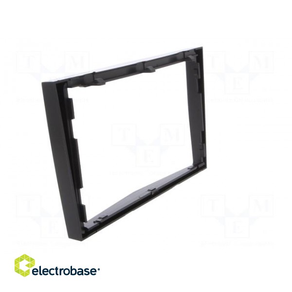 Radio frame | Opel | 2 DIN | black gloss image 4
