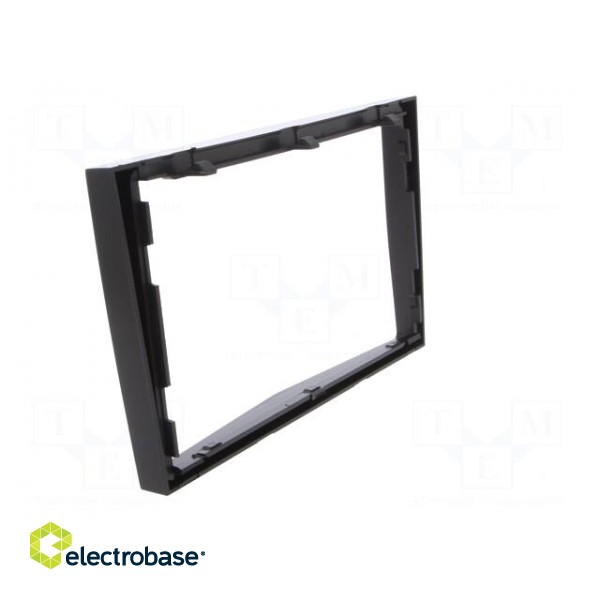 Radio frame | Opel | 2 DIN | black gloss фото 4