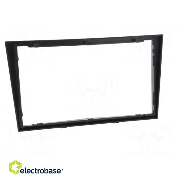 Radio frame | Opel | 2 DIN | black gloss image 5