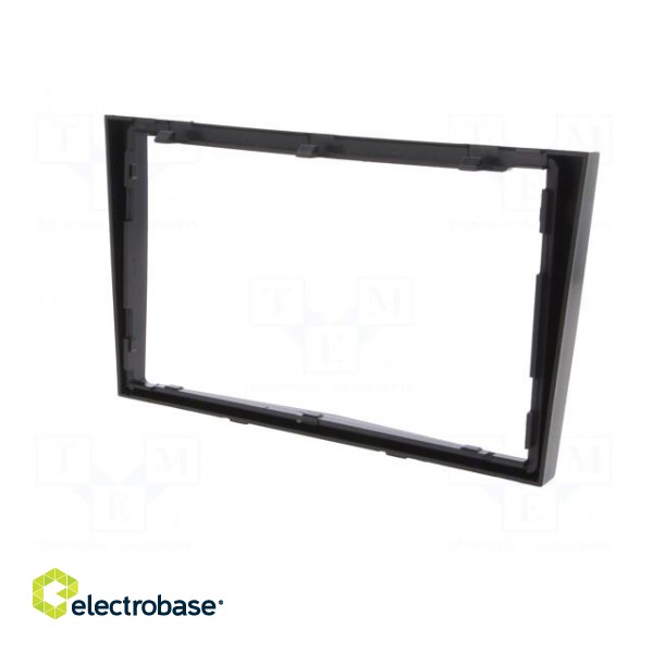 Radio frame | Opel | 2 DIN | black gloss image 6