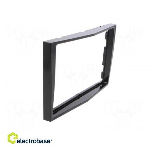 Radio frame | Opel | 2 DIN | black gloss image 8