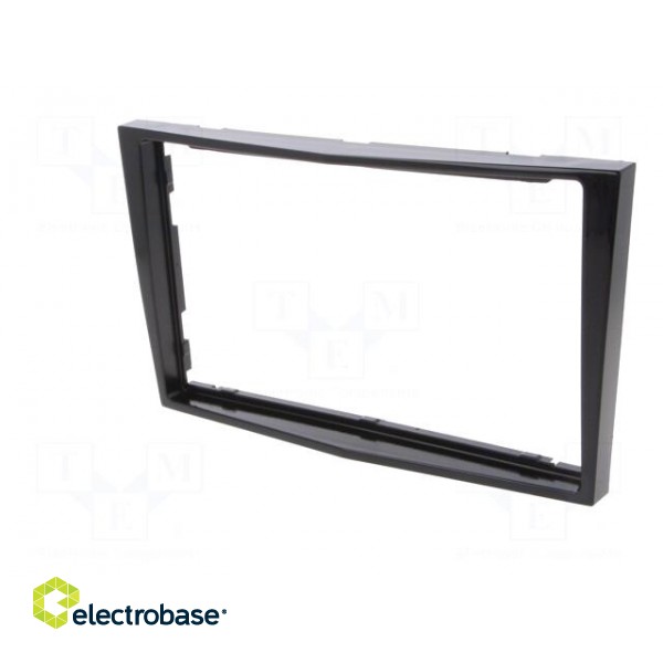 Radio frame | Opel | 2 DIN | black gloss image 2