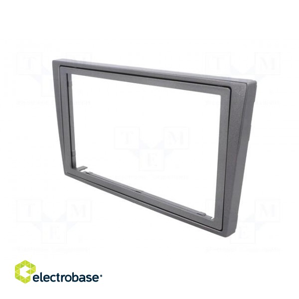 Radio frame | Opel | 2 DIN | dark grey,grey (dark) image 2