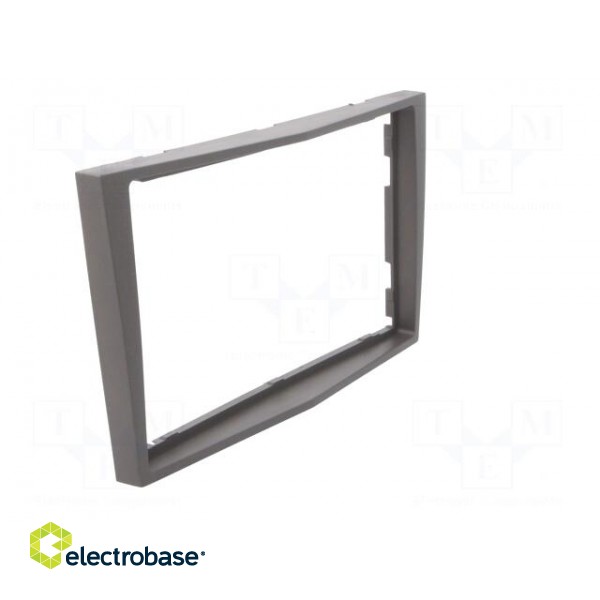 Radio frame | Opel | 2 DIN | dark grey,grey (dark) image 8